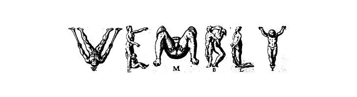 Human letters  Free Fonts Download