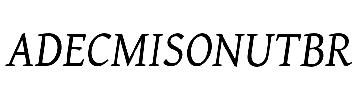 BBT-Italic  Free Fonts Download