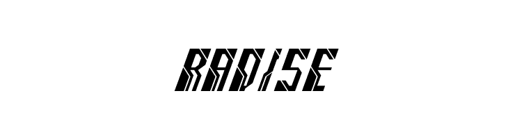 RADISE NIALE Font
