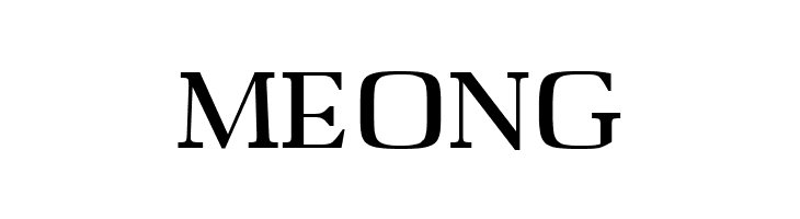 MEONG Zahra Regular Font