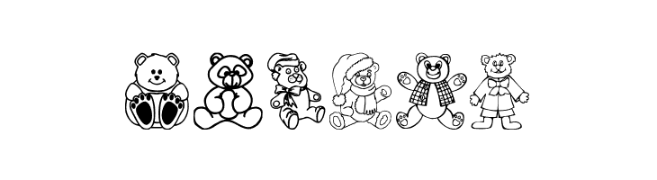 Teddios 1  Free Fonts Download