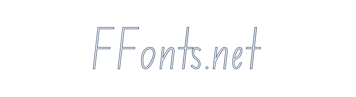 NSW ACT School Handwriting Outline font — Lorem ipsum body text preview