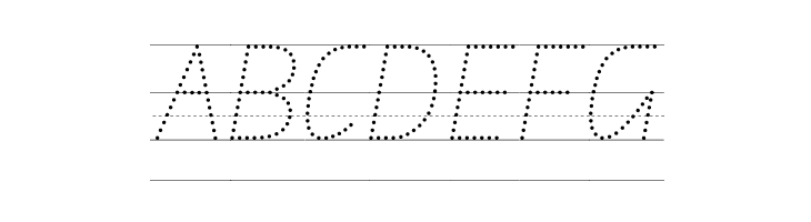 QLD Handwriting Guide  Free Fonts Download