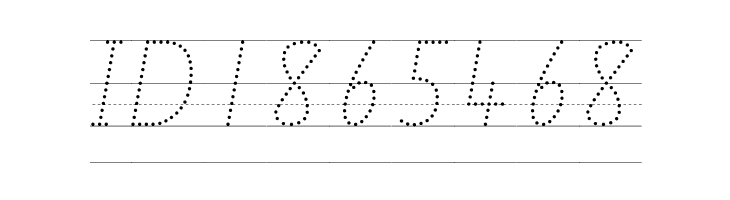 QLD Handwriting Guide  Free Fonts Download