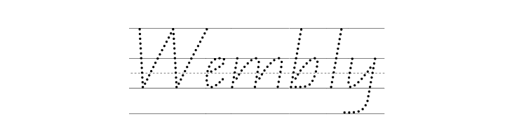 QLD Handwriting Guide  Free Fonts Download