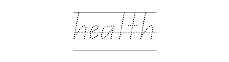 QLD Handwriting Guide  Free Fonts Download