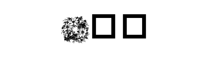 Christmas Wreaths  Free Fonts Download