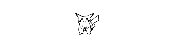 Dani's Pikachu  Free Fonts Download