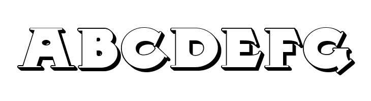 Midland Rail Shadow NF  Free Fonts Download