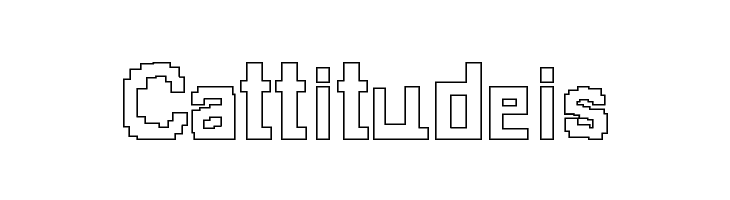 8-bit Outlined  Free Fonts Download