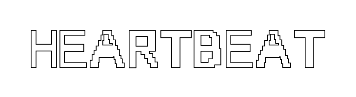 8-bit Outlined  Free Fonts Download
