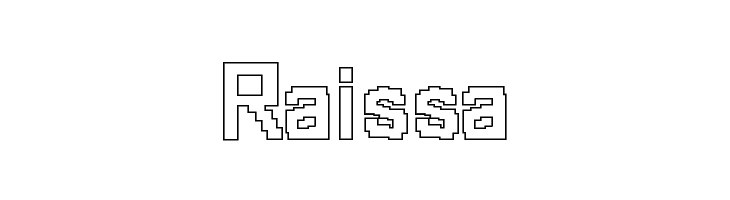 8-bit Outlined  Free Fonts Download
