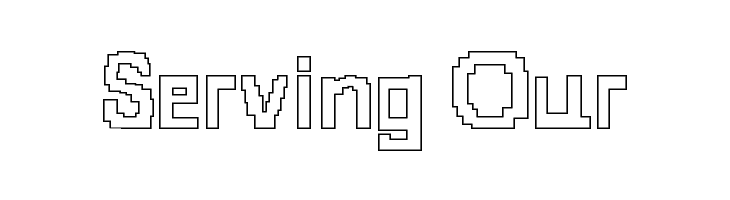 8-bit Outlined  Free Fonts Download