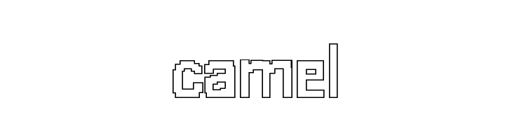8-bit Outlined  Free Fonts Download