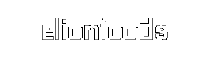 8-bit Outlined  Free Fonts Download