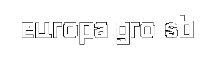 8-bit Outlined  Free Fonts Download