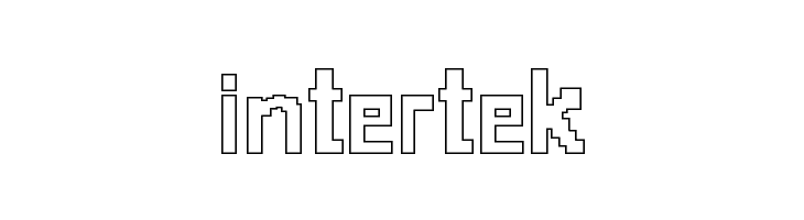 8-bit Outlined  Free Fonts Download