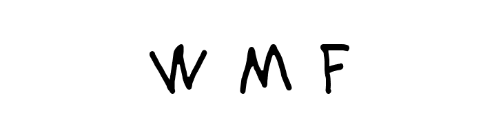 Paint Letters [Light]  Free Fonts Download
