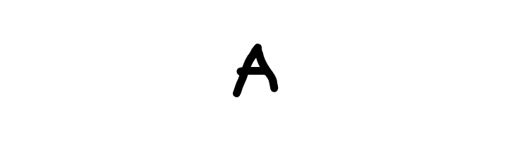 Paint Letters  Free Fonts Download