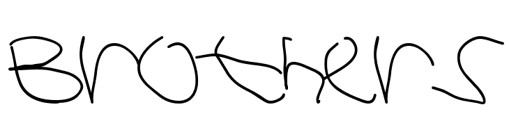 Left hand  five years  Free Fonts Download