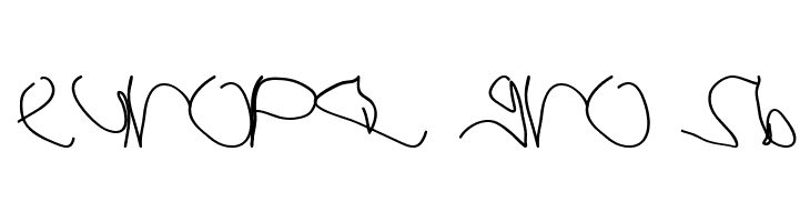 Left hand  five years  Free Fonts Download