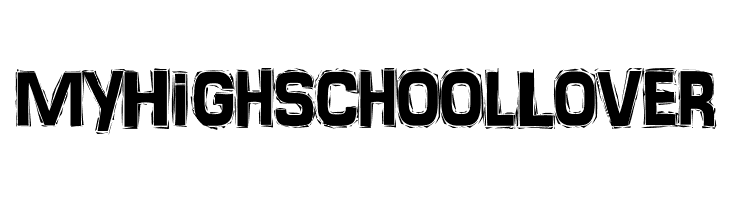 MyHighschoolLover FrankenTOHO Font