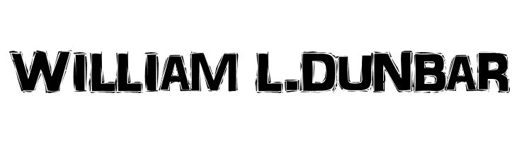 WILLIAM%2BL.DUNBAR FrankenTOHO Font