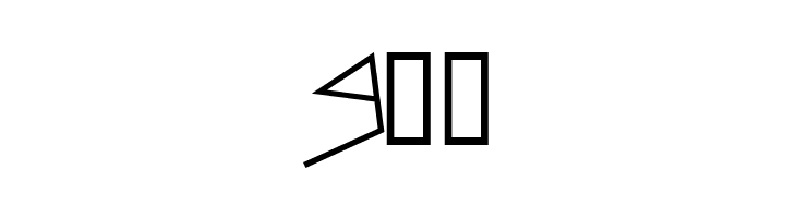 PhoenicianMoabite Thin  Free Fonts Download