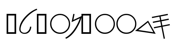 PhoenicianMoabite Thin  Free Fonts Download