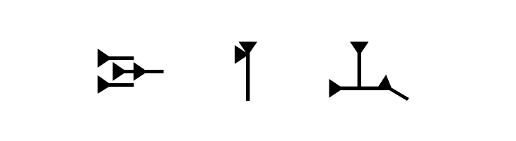 Ugaritic 3  Free Fonts Download