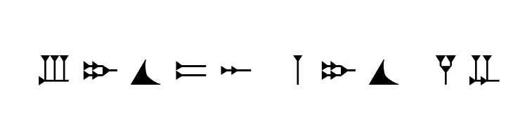 Ugaritic 3  Free Fonts Download