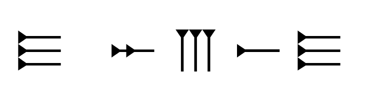 Ugaritic 3  Free Fonts Download
