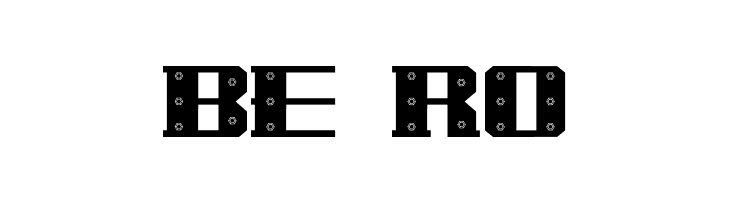 IronCladBolted  Free Fonts Download