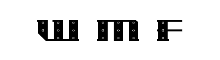 IronCladBolted  Free Fonts Download