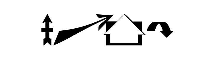 Arrows#1  Free Fonts Download