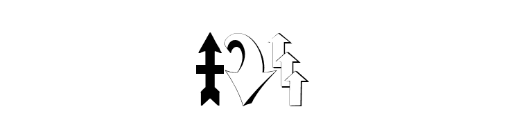 Arrows#1  Free Fonts Download