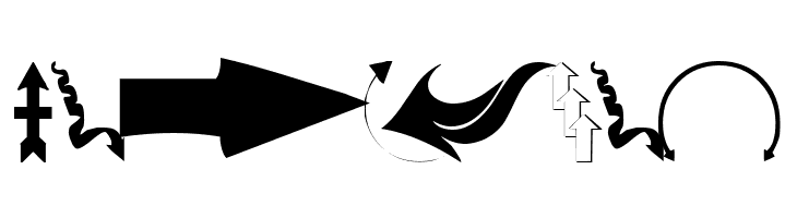 Arrows#1  Free Fonts Download