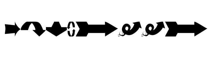 Arrows#1  Free Fonts Download