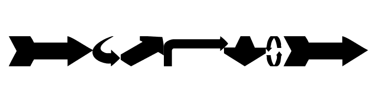 Arrows#1  Free Fonts Download