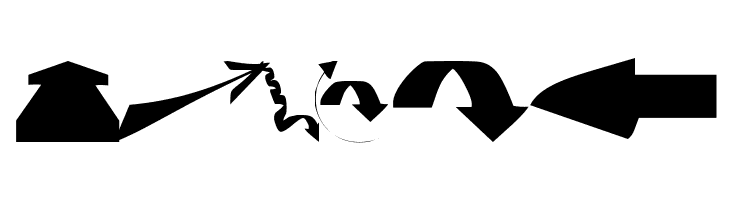 Arrows#1  Free Fonts Download