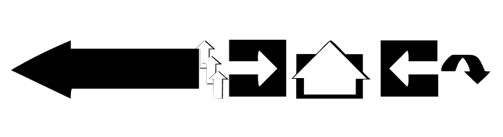 Arrows#1  Free Fonts Download