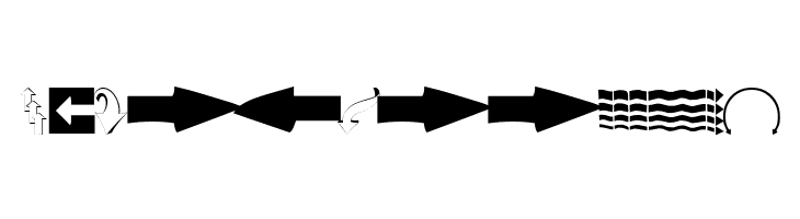 Arrows#1  Free Fonts Download