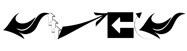 Arrows#1  Free Fonts Download