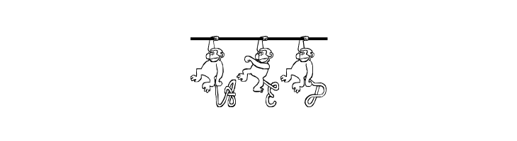 Affenschaukel  Free Fonts Download