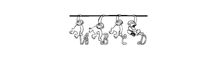 Affenschaukel  Free Fonts Download