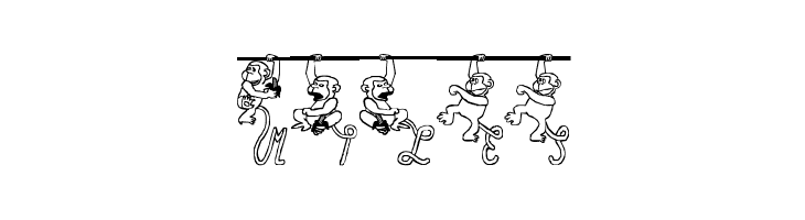 Affenschaukel  Free Fonts Download