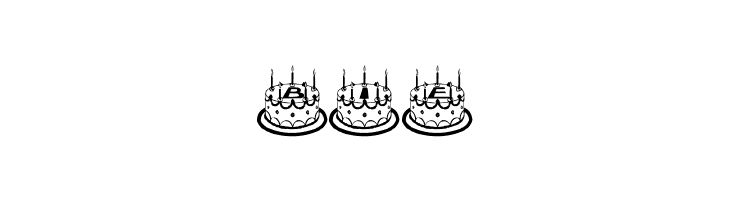 Lilians Geburtstag  Free Fonts Download