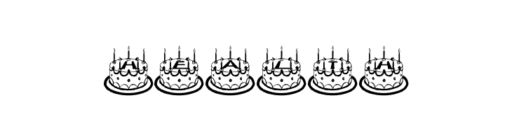 Lilians Geburtstag  Free Fonts Download