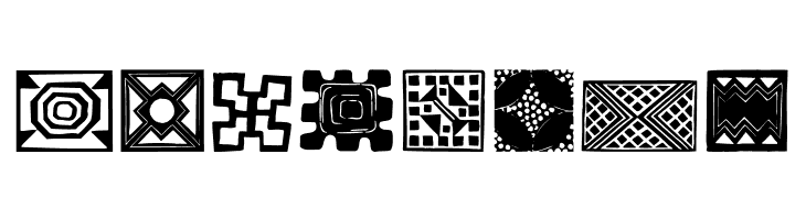 African Ornaments One  Free Fonts Download