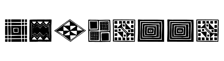 African Ornaments One  Free Fonts Download